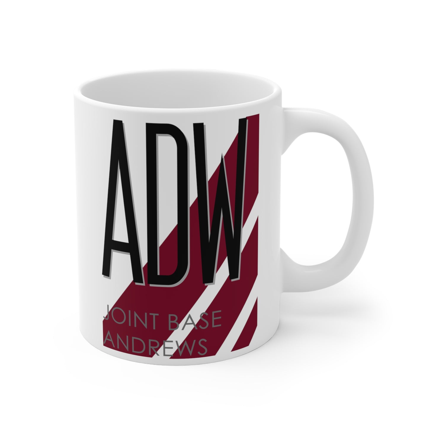 Joint Base Andrews, ADW. 11oz Airport Mug (Magenta)