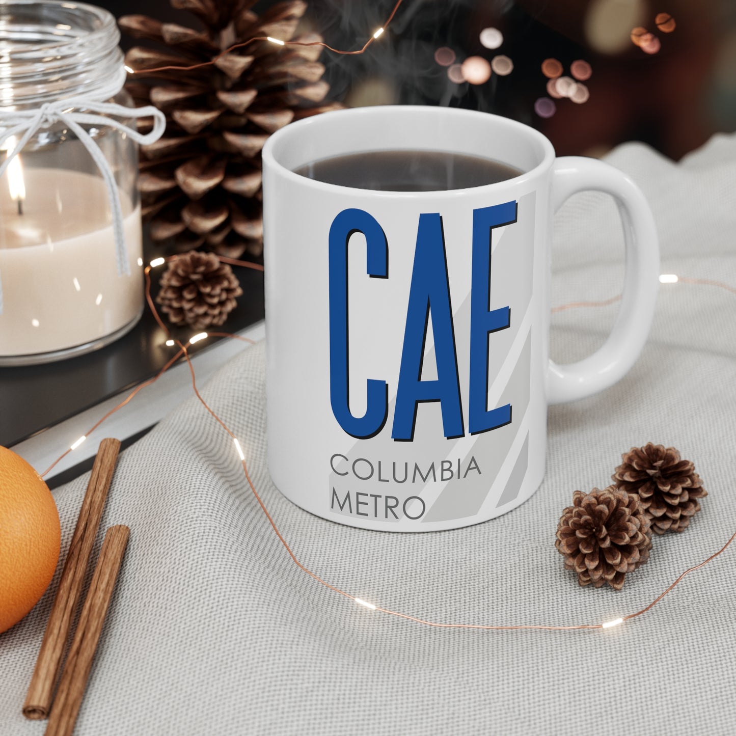 Columbia Metro, CAE. 11oz Airport Mug (Blue)