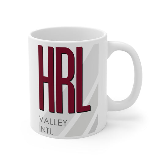 Valley Intl, HRL. 11oz Airport Mug (Magenta)