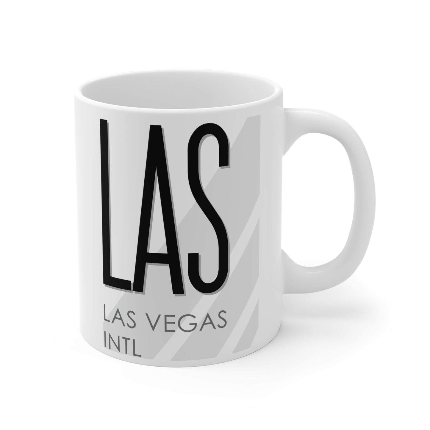 Las Vegas Harry Reid Intl, LAS. 11oz Airport Mug (White)