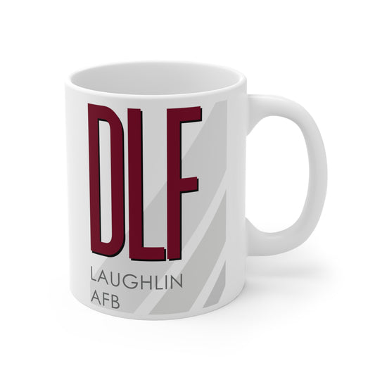 Laughlin AFB, DLF. 11oz Airport Mug (Magenta)