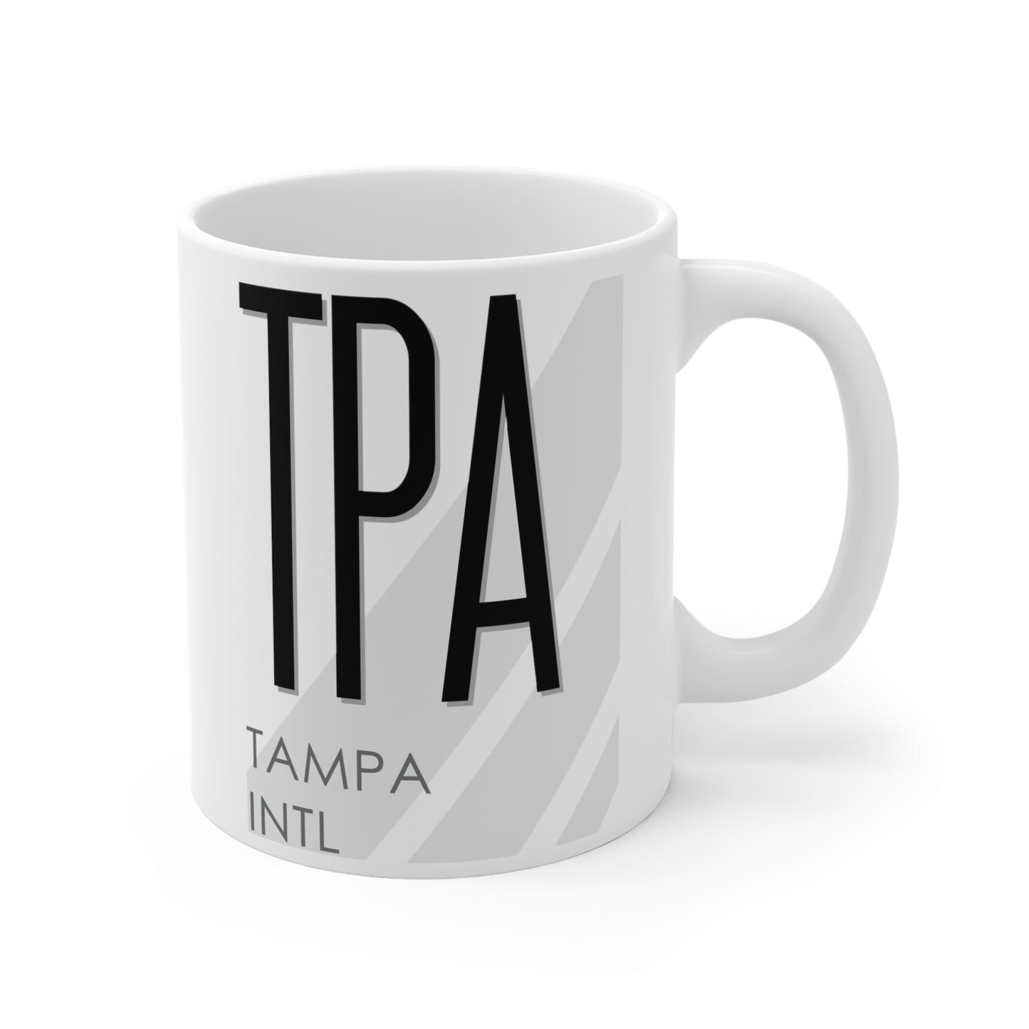 Tampa Intl, TPA. 11oz Airport Mug (White)