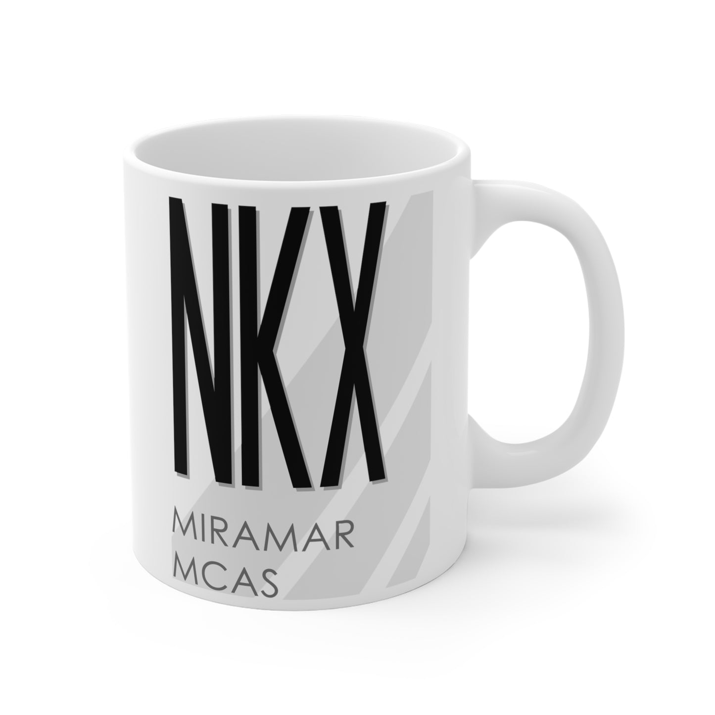 Miramar Marine Corp Air Station, NKX. 11oz Airport Mug (White)