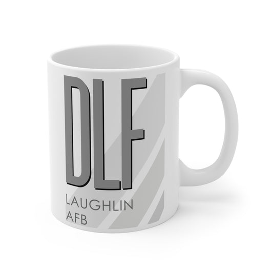 Laughlin AFB, DLF. 11oz Airport Mug (Gray)