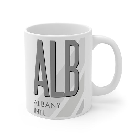 Albany Intl, ALB. 11oz Airport Mug (Gray)