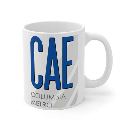 Columbia Metro, CAE. 11oz Airport Mug (Blue)