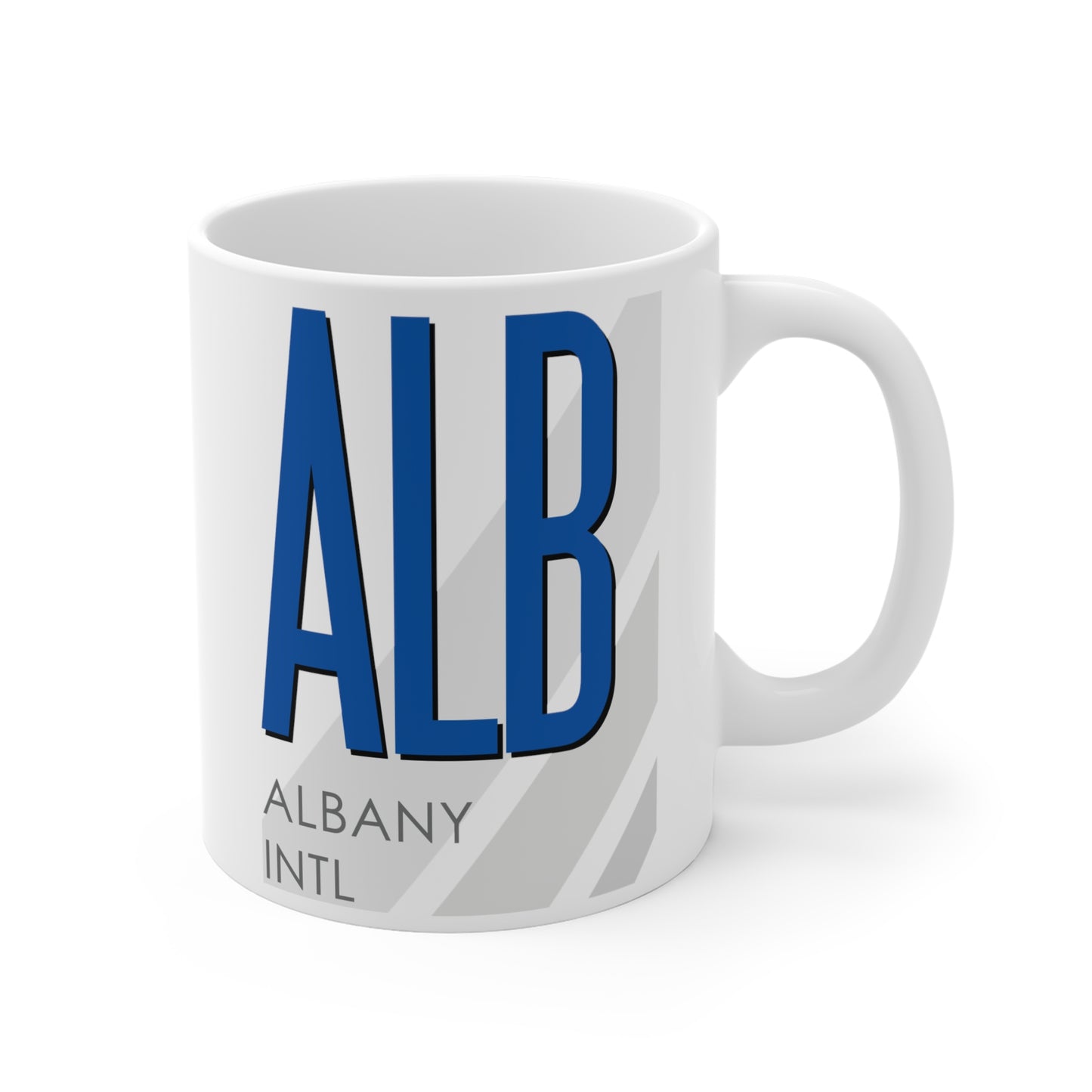 Albany Intl, ALB. 11oz Airport Mug (Blue)